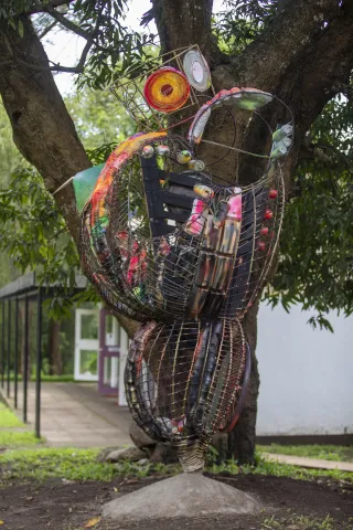 Waste installation